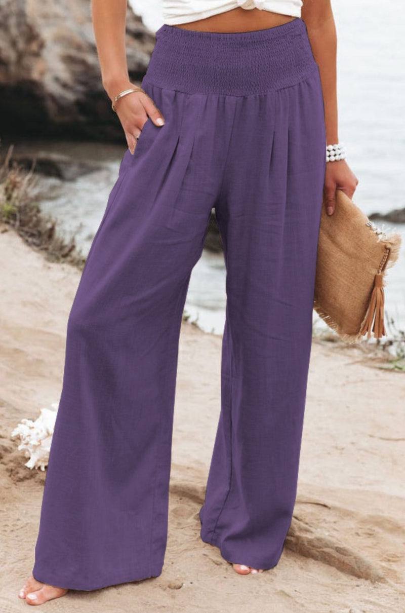 Pantaloni a vita alta da donna