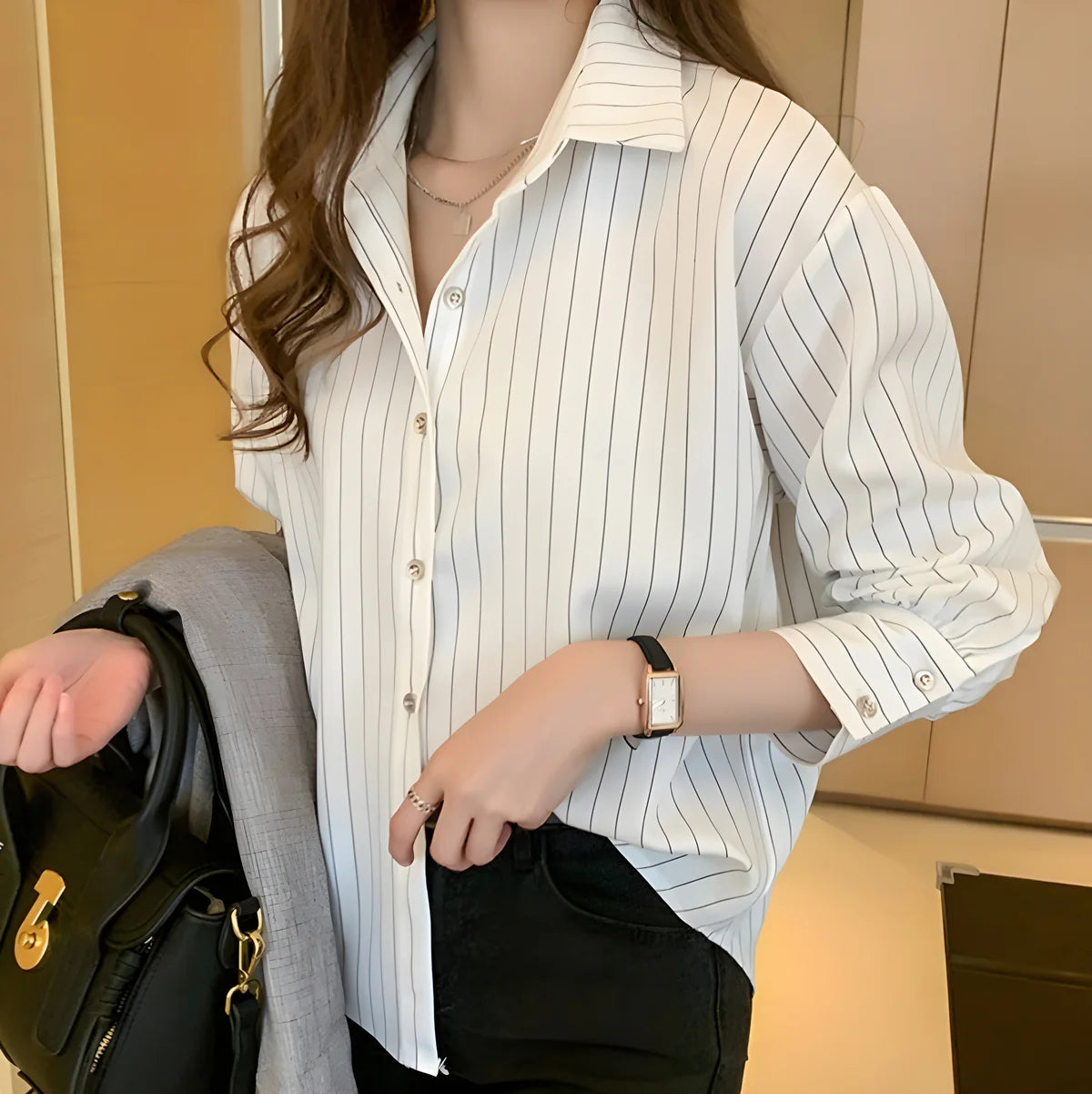 CAMICIA A RIGHE