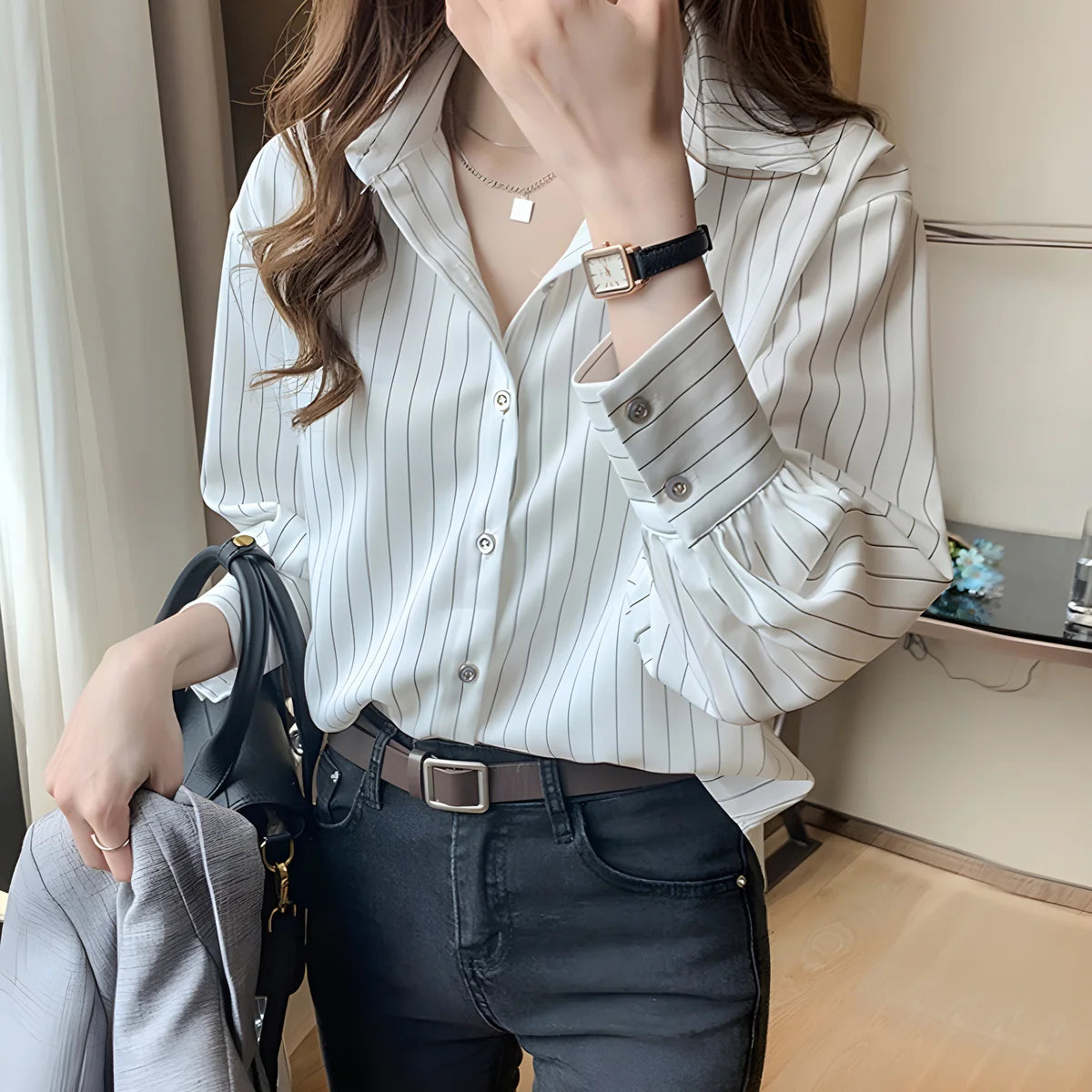 CAMICIA A RIGHE