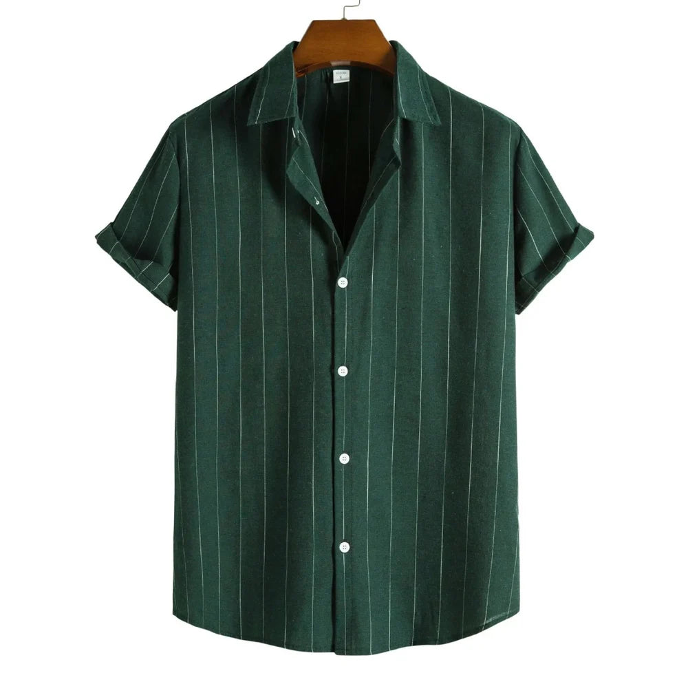 CAMICIA CASUAL A RIGHE